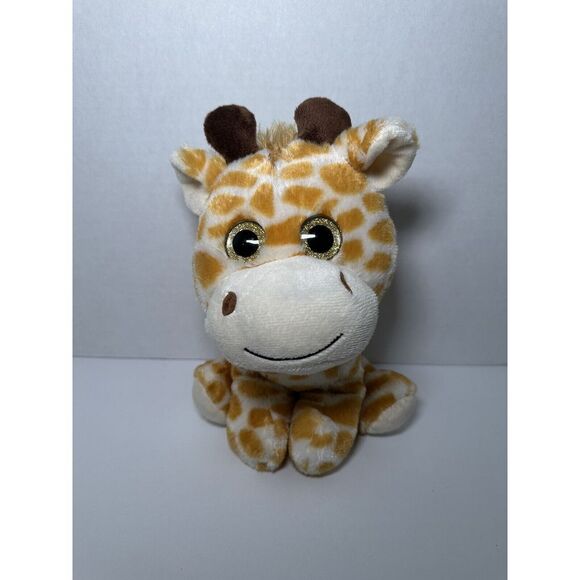 Other - Best Made Toys Plush Giraffe Brown & White Large Glitter Eyes 10" Stuffed Animal